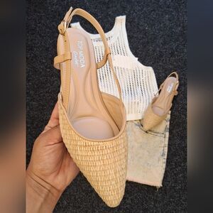 🆕️The Loraine// Women's Beige Woven Espadrilles
